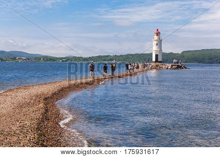 Lighthouse Tokarevskiy Egersheld, Vladivostok