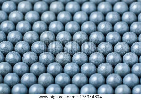 Background Of Gray Airsoft Balls Of 6Mm