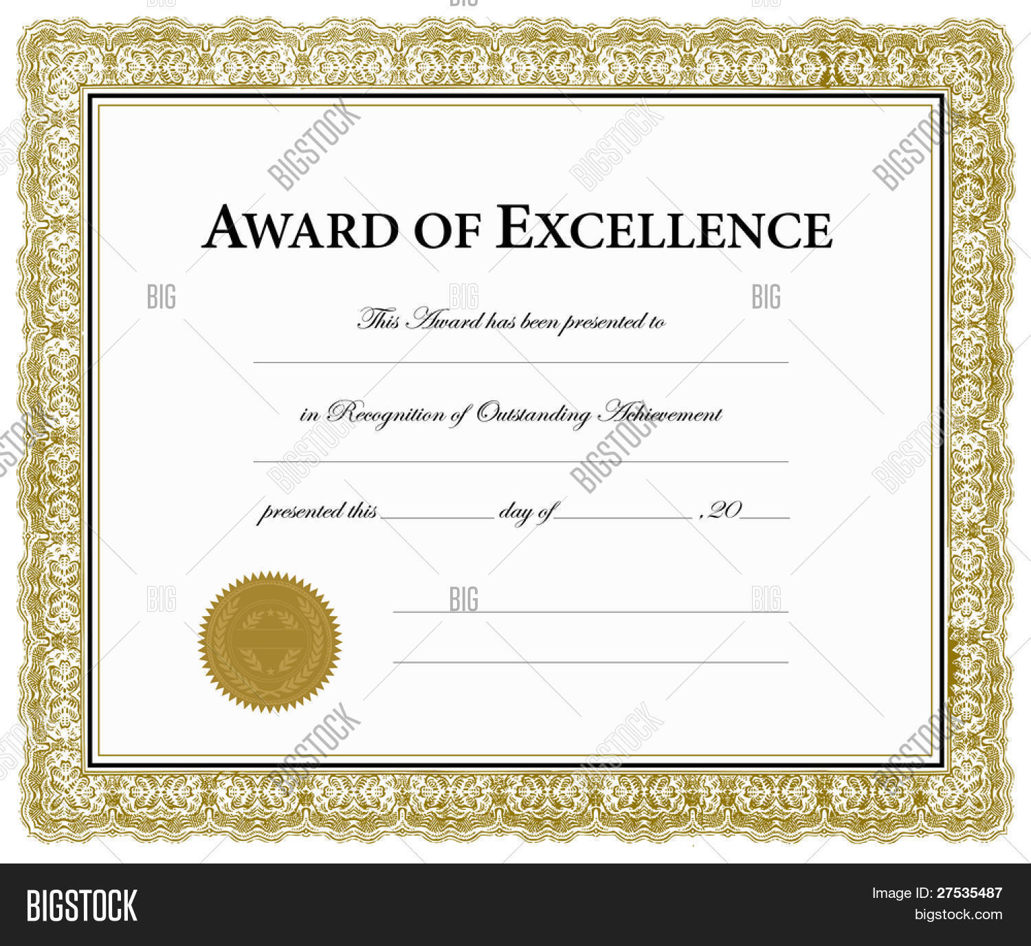 Vector Award Vector & Photo (Free Trial) Bigstock