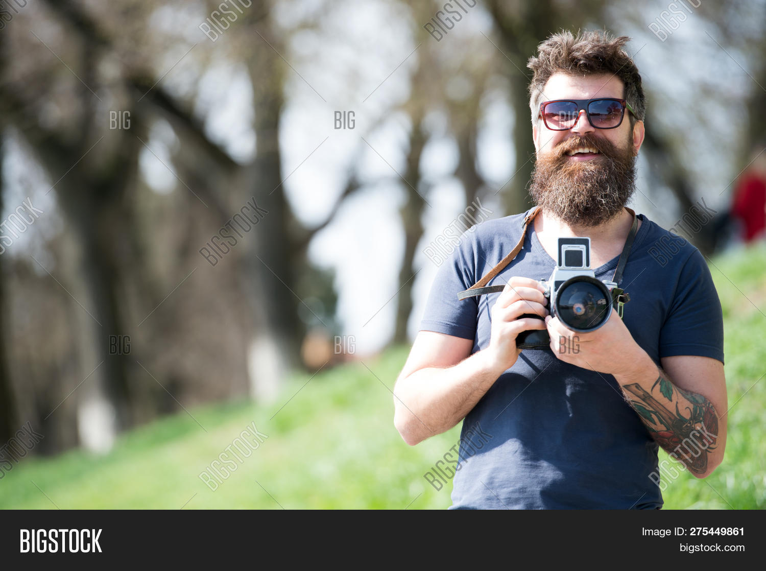 Man Long Beard Busy Image and Photo (Free