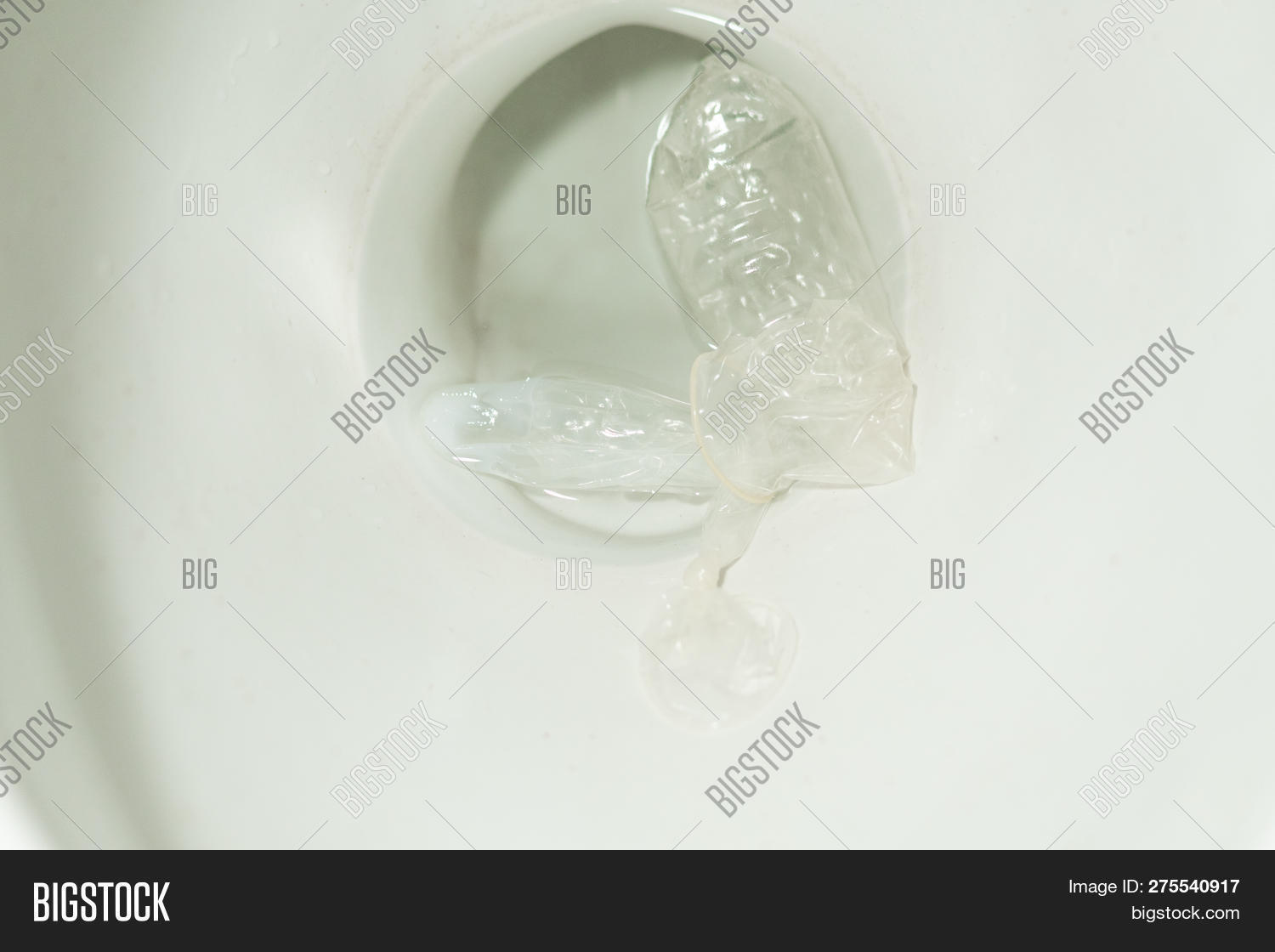 Condom On Pan Toilet. Image & Photo (Free Trial) Bigstock