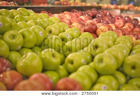 Mele In un negozio di alimentari