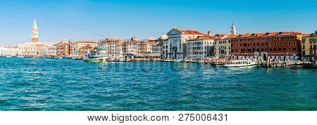 Panorama View Of Venice From The Sea Palace