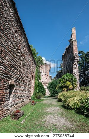 Visconti Castle In Trezzo Sull'adda Italy
