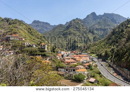 View The Pass Boca Da Encumeada On Madeira Island. Portugal