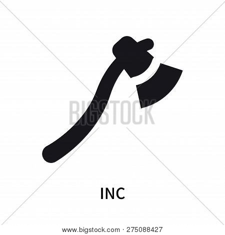 Inc Icon Isolated On White Background. Inc Icon Simple Sign. Inc Icon Trendy And Modern Symbol For G