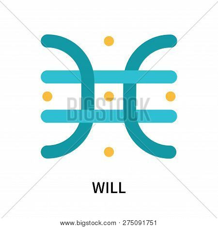 Will Icon Isolated On White Background. Will Icon Simple Sign. Will Icon Trendy And Modern Symbol Fo