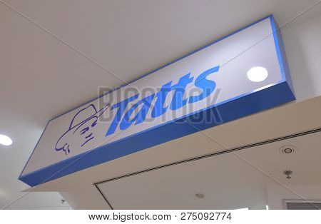 Melbourne Australia - November 30, 2018: Tatts In Melbourne Australia. Tatts Is Wagering, Lotteries 