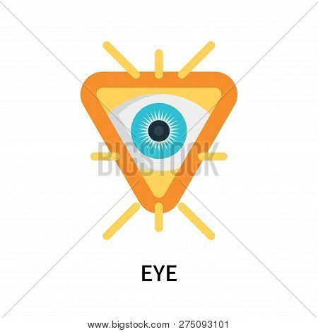 Eye Icon Isolated On White Background. Eye Icon Simple Sign. Eye Icon Trendy And Modern Symbol For G