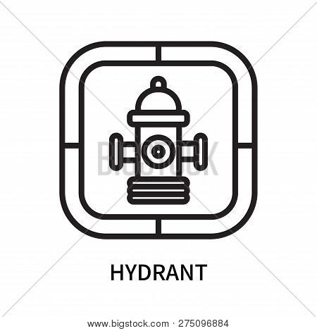 Hydrant Icon Isolated On White Background. Hydrant Icon Simple Sign. Hydrant Icon Trendy And Modern 