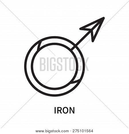 Iron Icon Isolated On White Background. Iron Icon Simple Sign. Iron Icon Trendy And Modern Symbol Fo