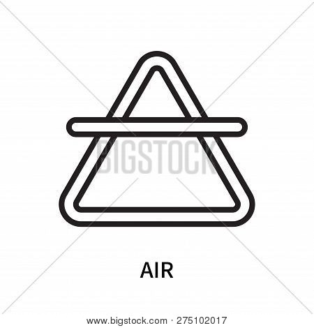 Air Icon Isolated On White Background. Air Icon Simple Sign. Air Icon Trendy And Modern Symbol For G