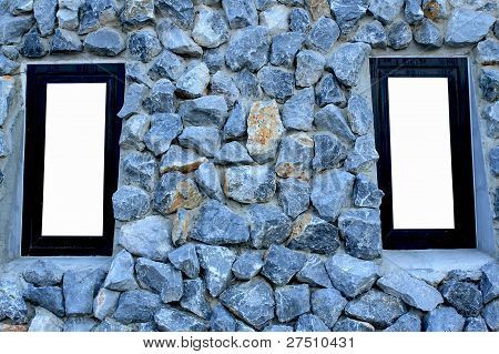 Window On Stone Wall