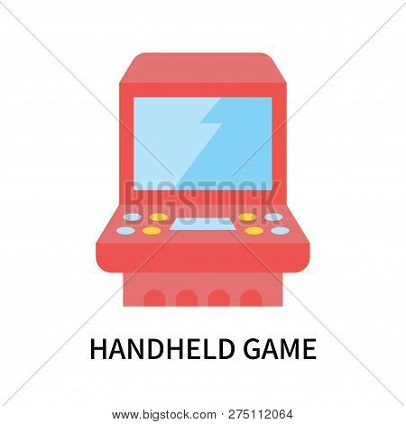 Handheld Game Icon Isolated On White Background. Handheld Game Icon Simple Sign. Handheld Game Icon 