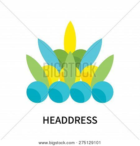Headdress Icon Isolated On White Background. Headdress Icon Simple Sign. Headdress Icon Trendy And M