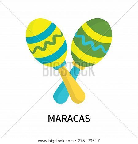 Maracas Icon Isolated On White Background. Maracas Icon Simple Sign. Maracas Icon Trendy And Modern 