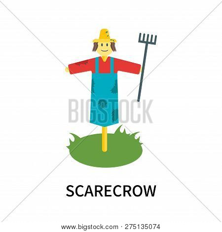 Scarecrow Icon Isolated On White Background. Scarecrow Icon Simple Sign. Scarecrow Icon Trendy And M