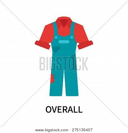 Overall Icon Isolated On White Background. Overall Icon Simple Sign. Overall Icon Trendy And Modern 