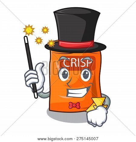Magician Chips Isolated On A Collection Mascot
