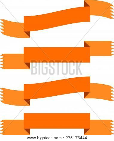 Ribbon Baner Icon On White Background,baner Special Gift ,esp10