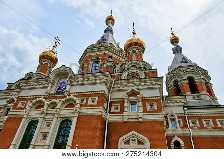 Orthodoxy Church In Uralsk City. Kazakhstan.
Temple Of The Christ Of The Savior.