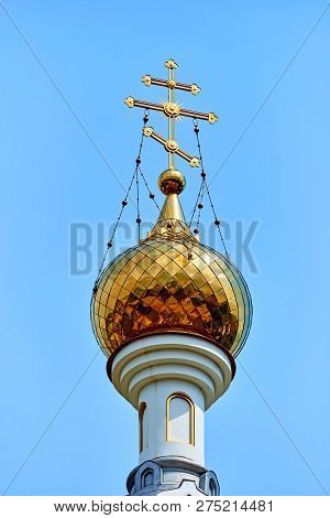 Orthodoxy Church In Uralsk City. Kazakhstan.
Temple Of The Christ Of The Savior.