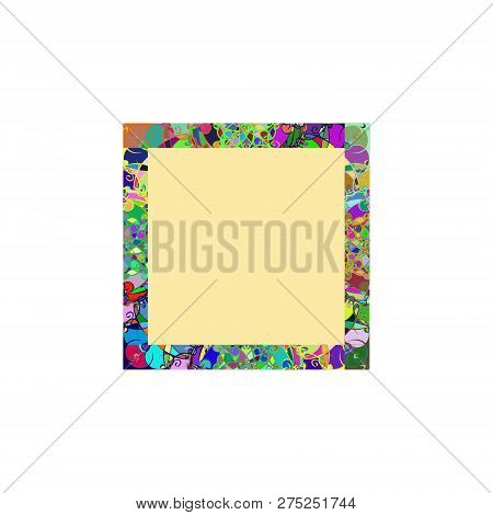 Coloreful Frame Background Design Concept. Vector Design