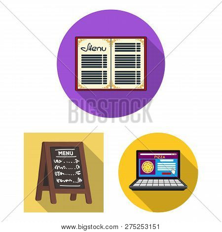 Vector Illustration Of Restaurant And Dinner Icon. Set Of Restaurant And Breakfast Stock Vector Illu