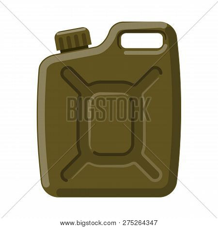 Vector Illustration Of Oil And Gas Sign. Collection Of Oil And Petrol Stock Vector Illustration.