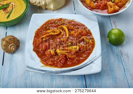 Kerala Style  Koonthal Kulambu