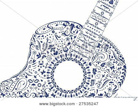 Chitarra con armonia