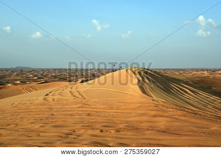 Sharjah Desert Area, One Of The Most Visited Places For Off-roading By Off Roaders