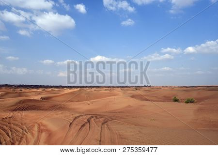 Sharjah Desert Area, One Of The Most Visited Places For Off-roading By Off Roaders