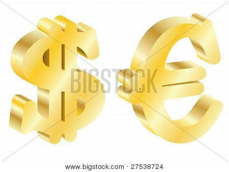 Gouden Dollar en de Euro