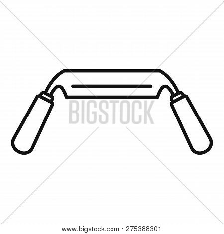 Spokeshave Icon. Outline Spokeshave Vector Icon For Web Design Isolated On White Background