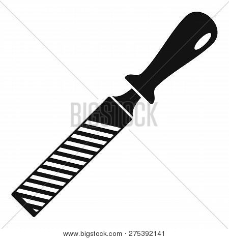 Rasp File Tool Icon. Simple Illustration Of Rasp File Tool Vector Icon For Web Design Isolated On Wh