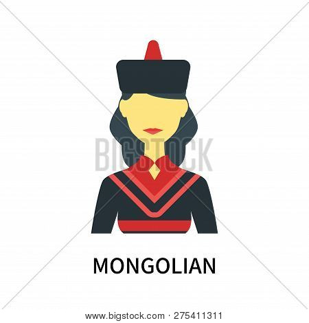 Mongolian Icon Isolated On White Background. Mongolian Icon Simple Sign. Mongolian Icon Trendy And M