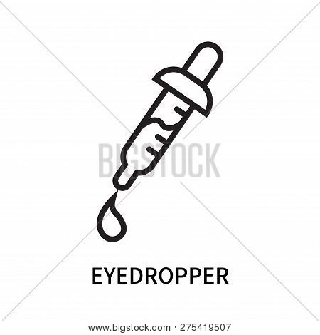 Eyedropper Icon Isolated On White Background. Eyedropper Icon Simple Sign. Eyedropper Icon Trendy An