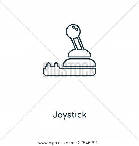 Joystick Icon In Trendy Design Style. Joystick Icon Isolated On White Background. Joystick Vector Ic