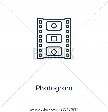 Photogram Icon In Trendy Design Style. Photogram Icon Isolated On White Background. Photogram Vector