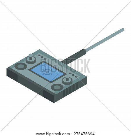 Radio Drone Remote Control Icon. Isometric Of Radio Drone Remote Control Vector Icon For Web Design 