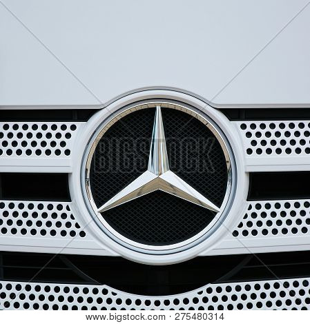 Kiev, Ukraine - October 4, 2016: Mercedes Benz Star Experience. The Interesting Series Of Test Drive