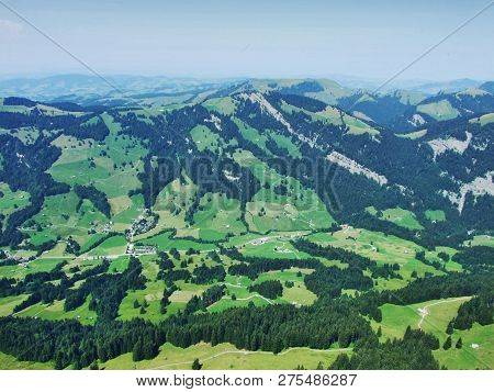 An Ecological Paradise Or A Beautiful Panorama From The Top Of Stockberg - Canton Of St. Gallen, Swi