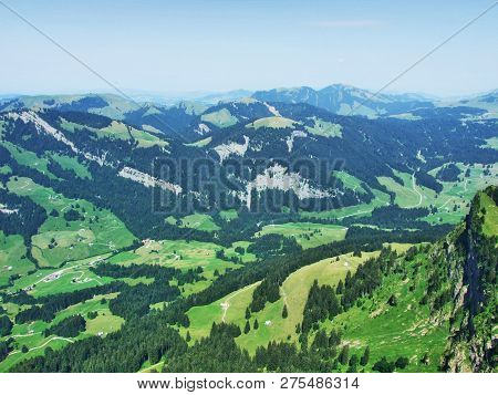 An Ecological Paradise Or A Beautiful Panorama From The Top Of Stockberg - Canton Of St. Gallen, Swi