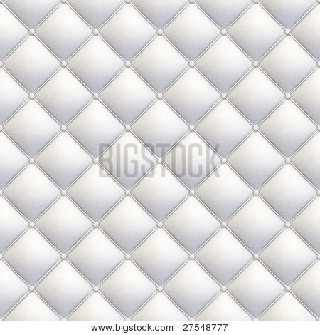 Tapicería de cuero blanco transparente Diagonal