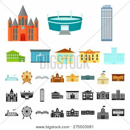 Building Repair Cartoon, Black Icons In Set Collection For Design.building Material And Tools Vector
