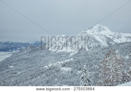 View Of Nassfeld Ski Resort, Austrian Alps