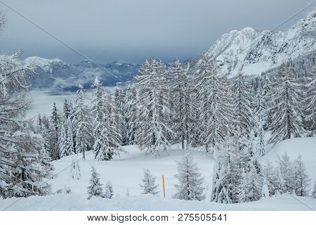 View Of Nassfeld Ski Resort, Austrian Alps