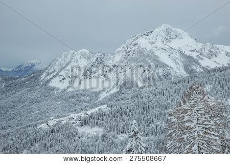 View Of Nassfeld Ski Resort, Austrian Alps