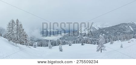 View Of Nassfeld Ski Resort, Austrian Alps